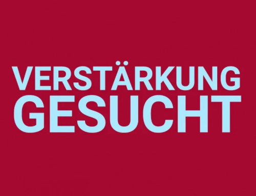 Wir suchen Verstärkung